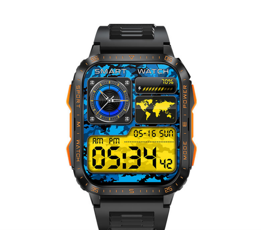Outdoor Sports Smartwatch – Large Display Fitness Smartwatch