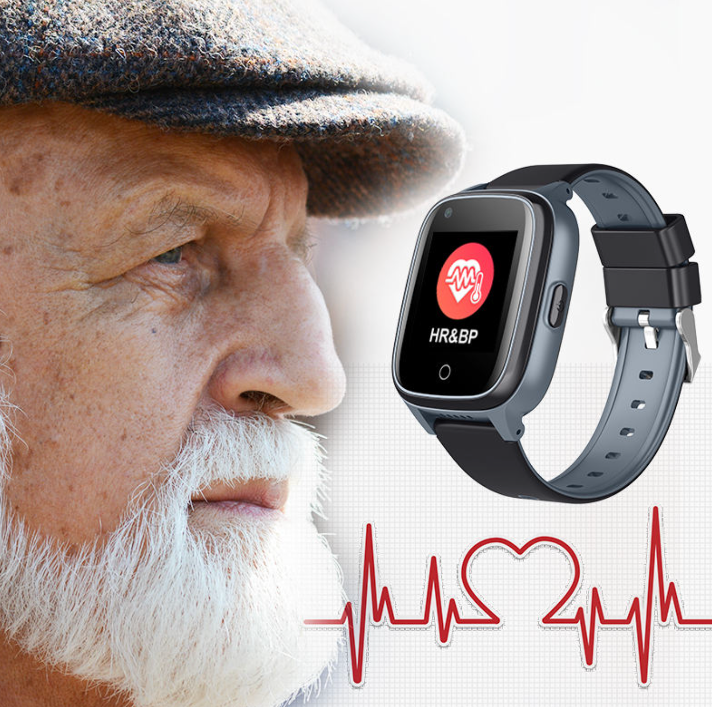 4G Smartwatch – Fall Detection, GPS Tracking & Smart Calling