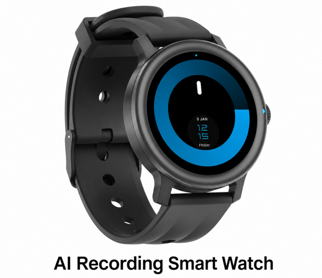 AI Voice Recorder Smartwatch – Smart Wearable with Voice Recording & Fitness Features