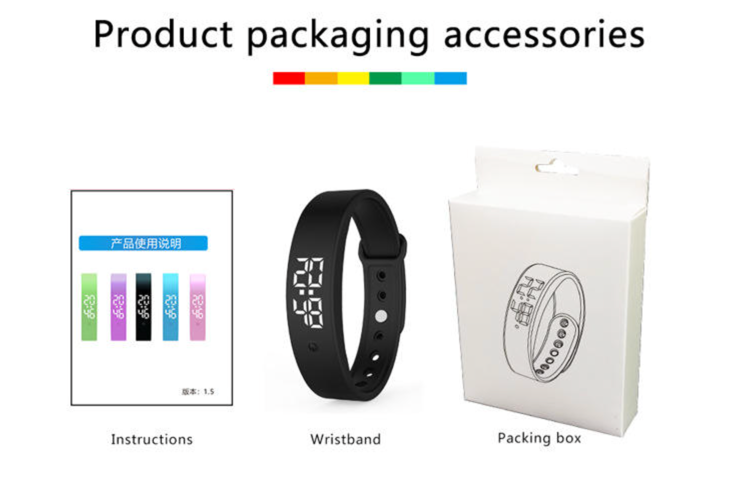 Vibrating Alarm Clock – Smart LED Wake-Up & Activity Reminder Watch