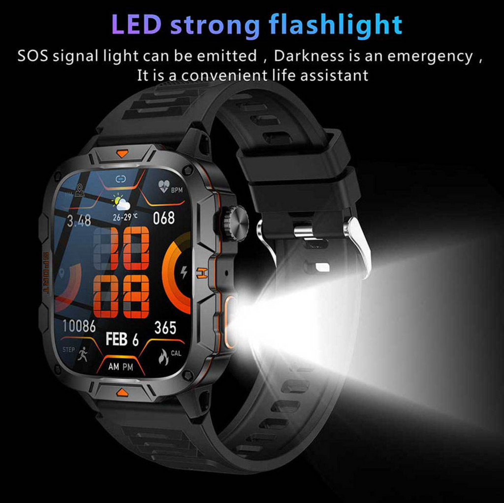 QX12 Fashionable Waterproof Smart Watch