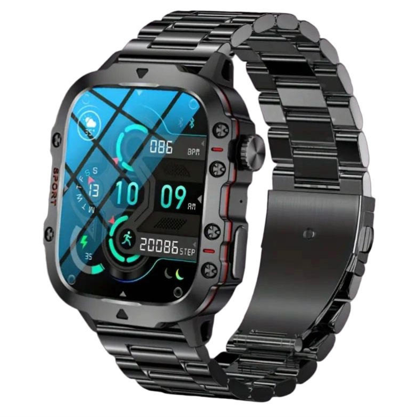 QX12 Fashionable Waterproof Smart Watch
