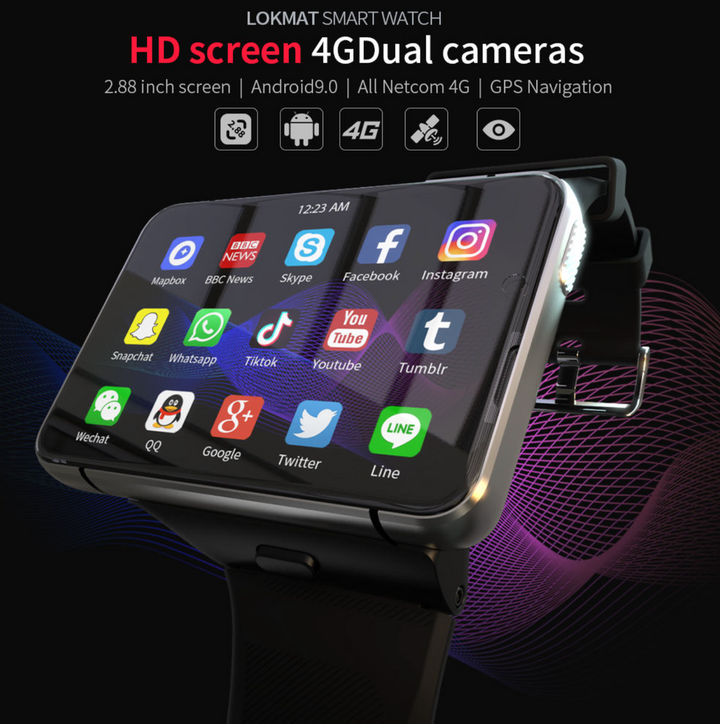 MAX 4G GPS WiFi Smart Watch