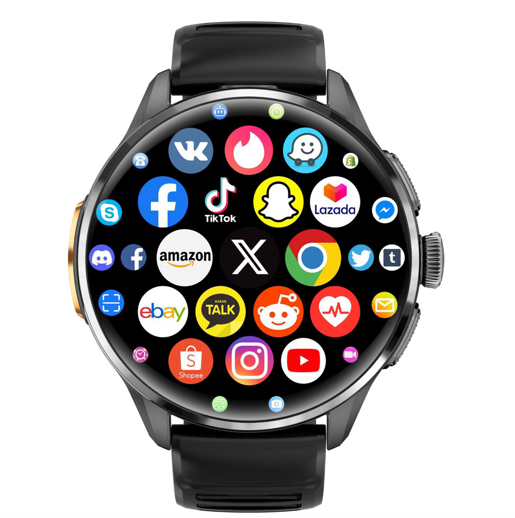 4G Smart Watch with TikTok, WhatsApp & YouTube