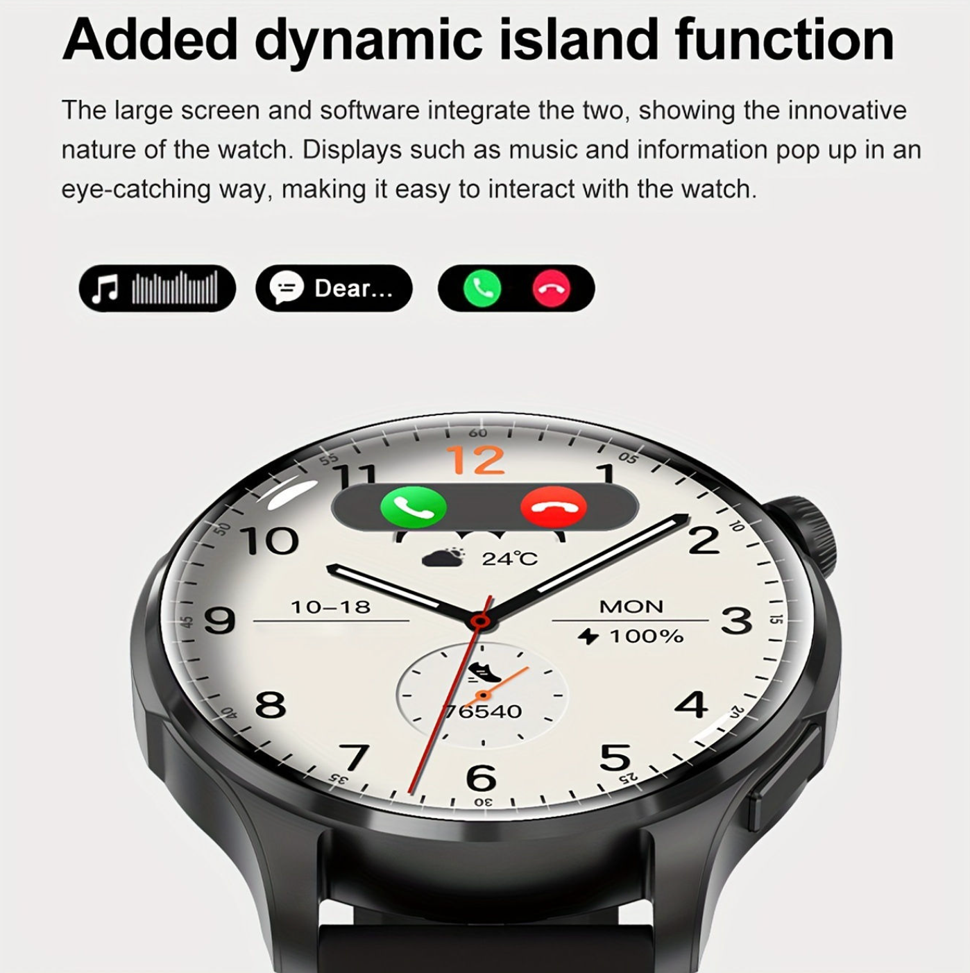 GPS Fitness & Business Smartwatch