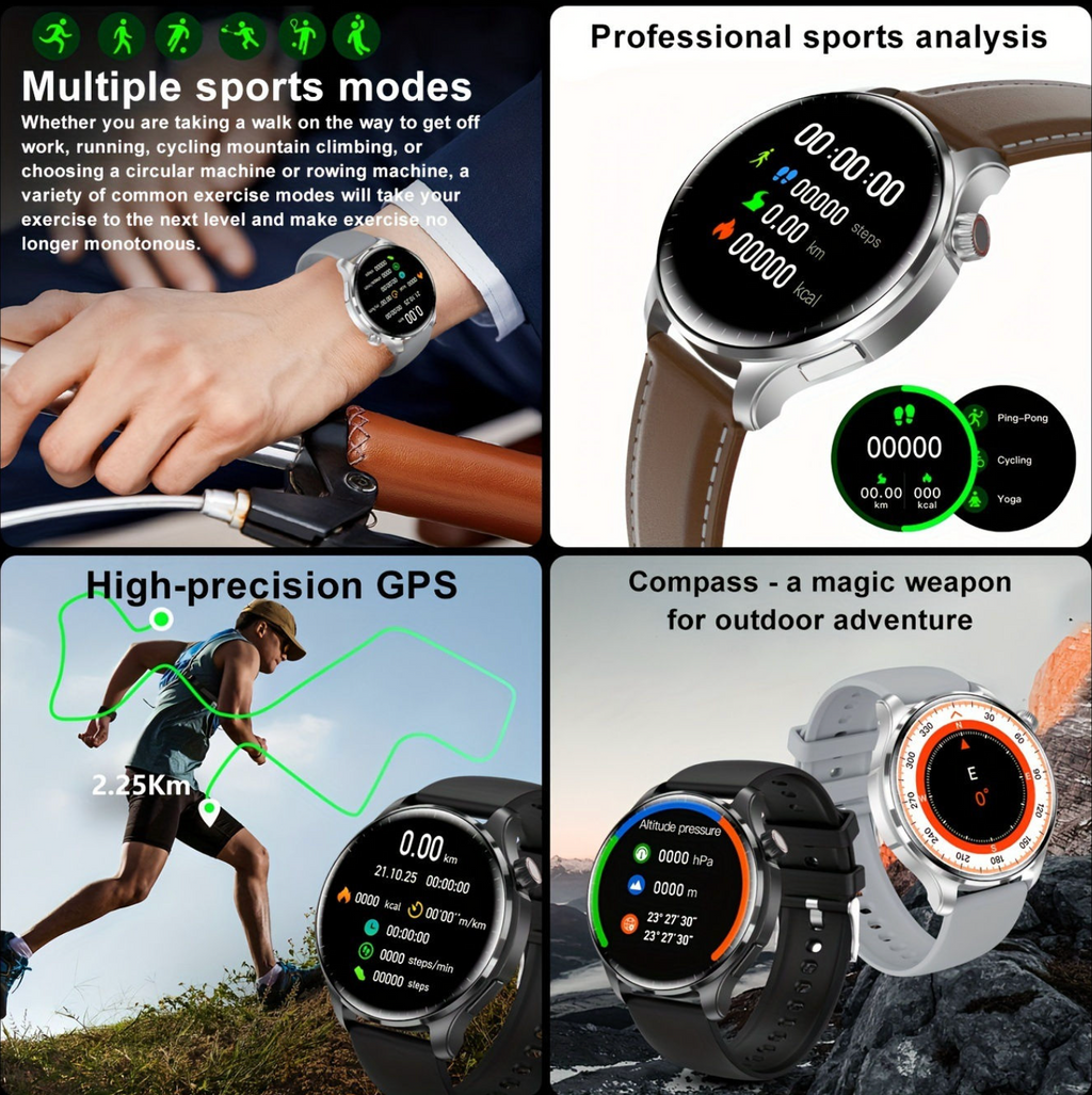 GPS Fitness & Business Smartwatch