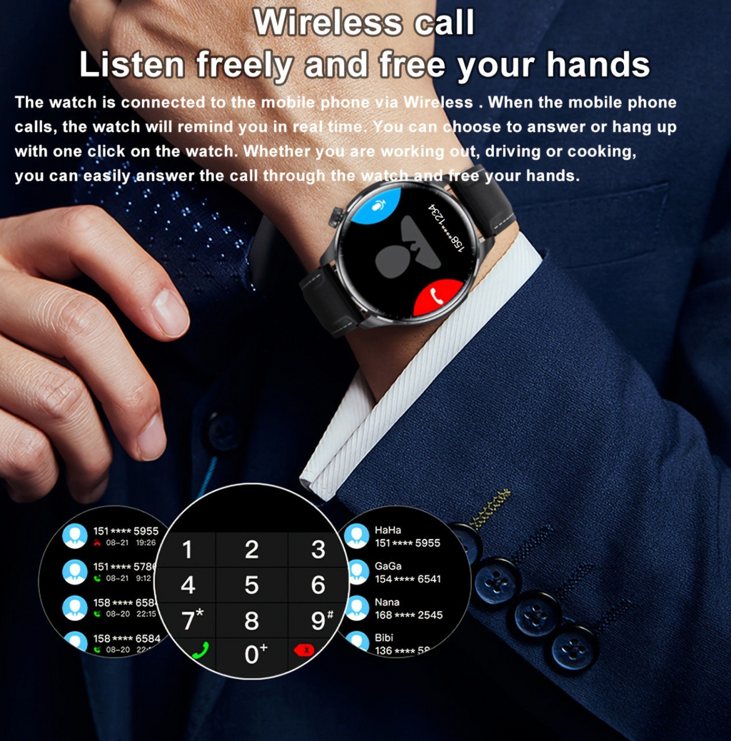 GPS Fitness & Business Smartwatch